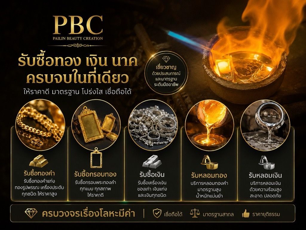 รับซื้อทอง หลอมทอง